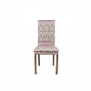 Еврочехол Чехол на стул со спинкой 50 см Орна Лиловый (2 штуки)